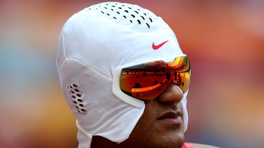 Ashton Eaton, cappello da X-Men ai Mondiali di Pechino