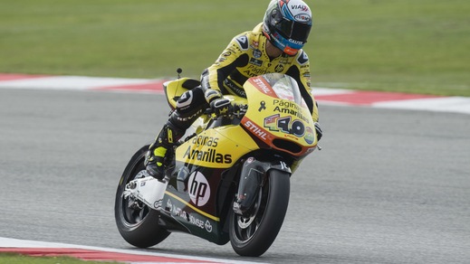 Moto2, Rins risale nel warm up