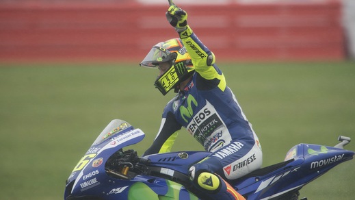 MotoGp: Rossi show, mondiale a 2,00
