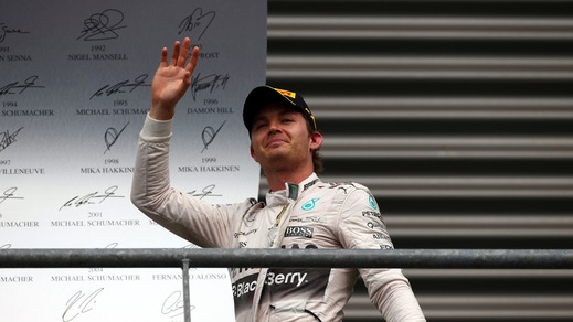 F1 Mercedes, fiocco rosa per Rosberg