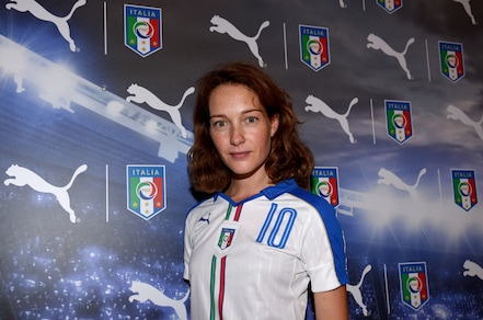 Italia, la Capotondi madrina per la nuova maglia da trasferta