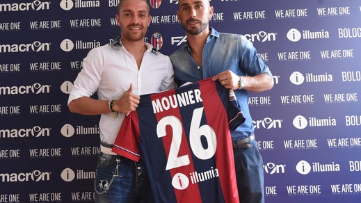 Il Bologna presenta l'attaccante Mounier