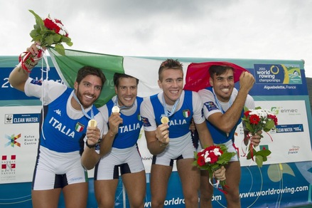 Italia da sogno, che oro nel 4 senza!