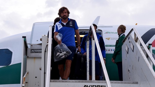 L'Italia arriva a Palermo per la sfida con la Bulgaria