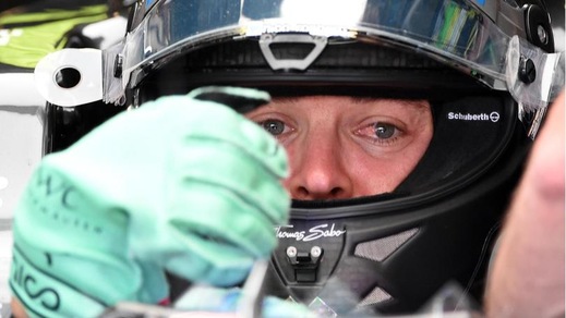 F1 Mercedes, Rosberg: «E' stato veramente brutto»