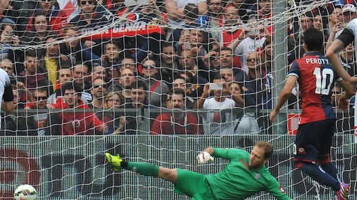 Perotti: «Sento l'affetto: sto benissimo al Genoa»