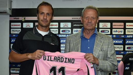 Gila: «Palermo, che voglia». Zamparini: «Un campione»