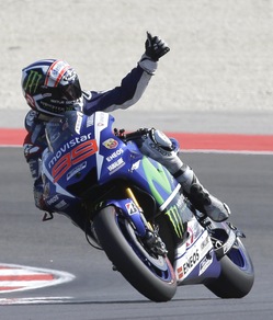 MotoGP Misano, Lorenzo da record in pole