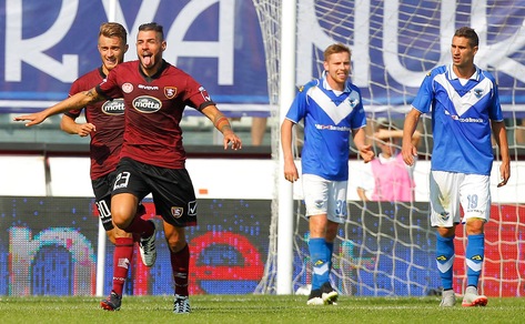 Salernitana, solo pari a Brescia