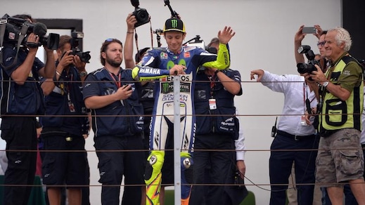 MotoGp Yamaha, Rossi: «Peccato per il podio, ma è un buon risultato»