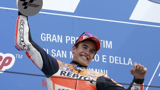 MotoGp Honda, Marquez: «Senza pioggia avrebbe vinto Lorenzo»