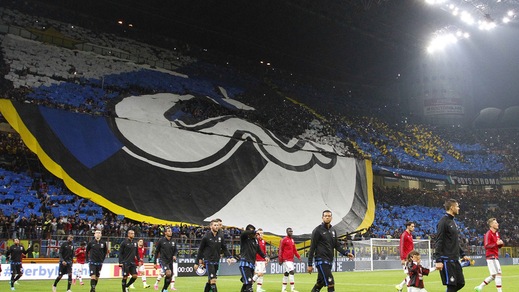 Derby Inter-Milan, che spettacolo le coreografie a San Siro