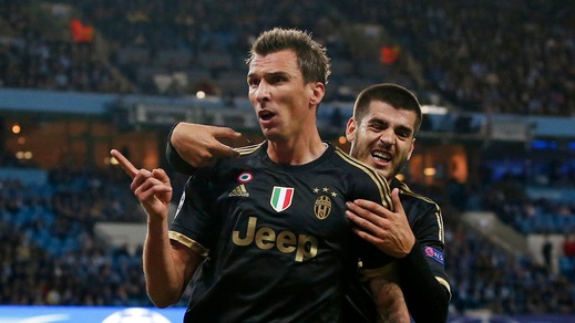 Che Juve con Mandzukic e Morata! 2-1 al City