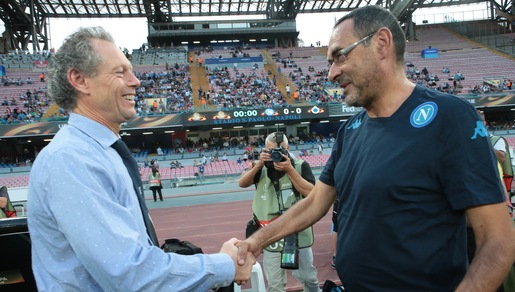 Sarri: «Napoli, con il 4-3-3 ci sono anche problemi»