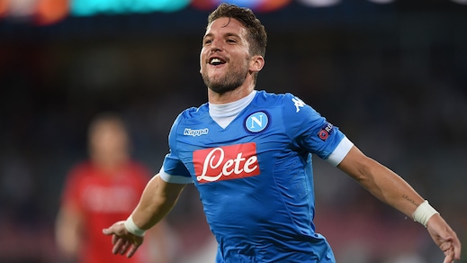 Napoli, cinquina al Bruges: Mertens-Callejon show