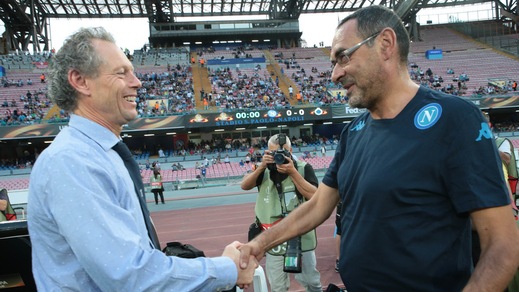 Sarri: «Napoli, con il 4-3-3 ci sono anche problemi»