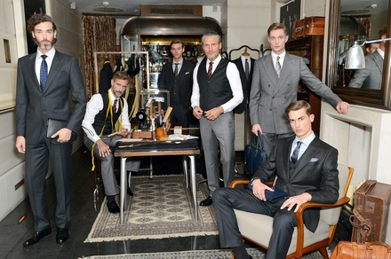 L'evento di lancio della nuova campagna Giorgio Armani Made to Measure a Londra