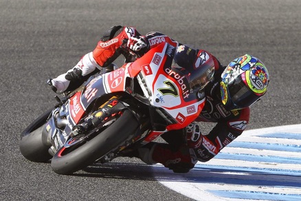 SBK Ducati, Davies: «Carico per l'ultima gara»