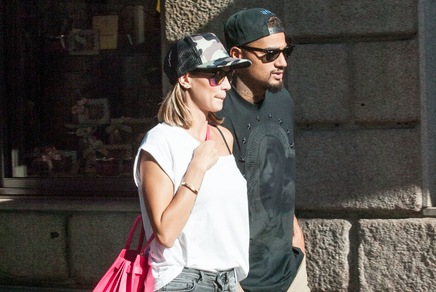 Melissa Satta, shopping di coppia con Boateng