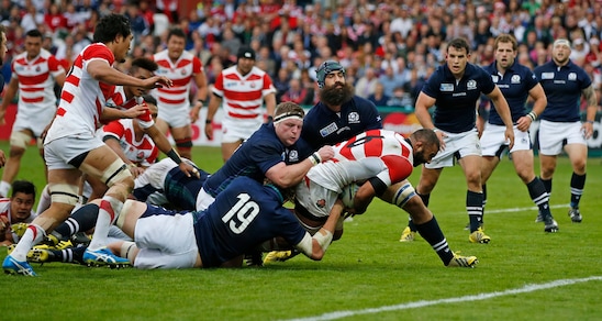 Mondiali rugby 2015, Giappone travolto dalla Scozia