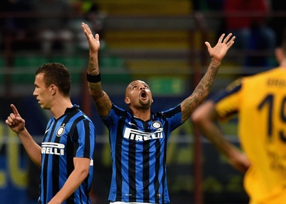 Inter, quinta vittoria consecutiva. Fiorentina e Sassuolo in volo