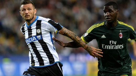 Udinese senza Di Natale. C'è Thereau unica punta