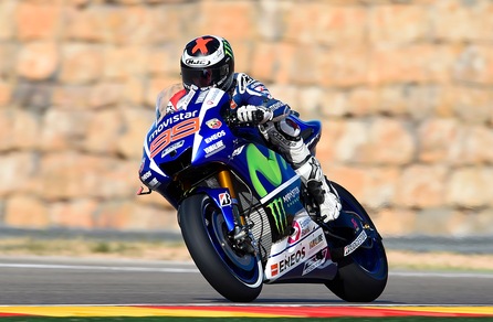 Aragon, seconde libere: tre Yamaha davanti a tutti