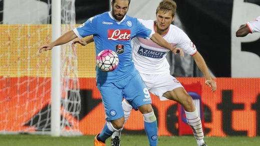 Serie A: Napoli-Juve, sull’«1» il 63% delle scommesse