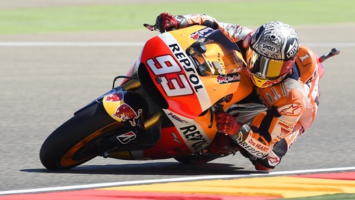 MotoGp Aragon, Marquez in testa nelle libere