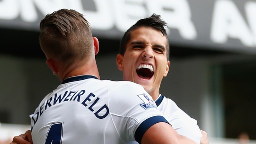 Tottenham, Lamela da urlo! E il City affonda