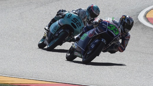 Moto3 Aragon, Kent davanti nel warm up