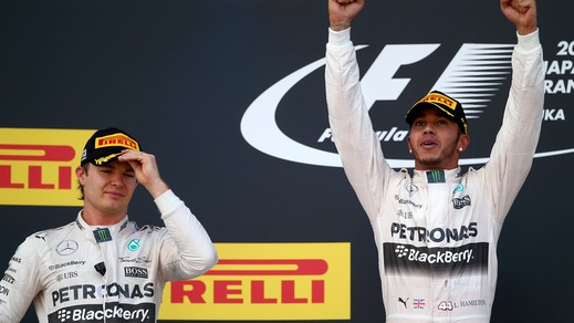 F1 Suzuka, Rosberg: «Battaglia corretta con Hamilton»