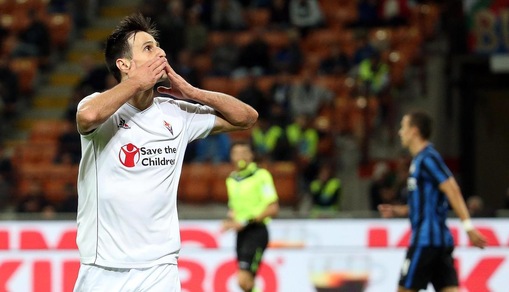Inter-Fiorentina 1-4. Ciclone Kalinic: viola in vetta