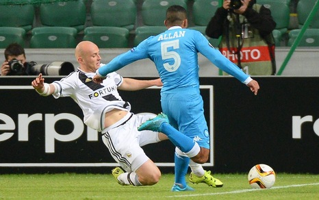 Diretta Legia Varsavia-Napoli: 0-0 alla fine del primo tempo