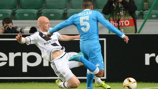 Diretta Legia Varsavia-Napoli: 0-0 alla fine del primo tempo