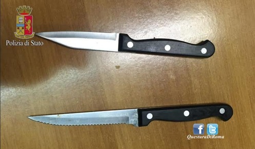 Lazio-St. Etienne, sequestrati coltelli, petardi e alcolici