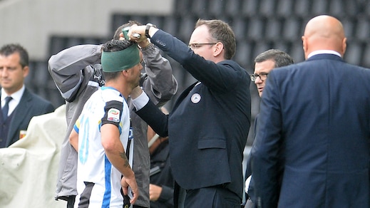 Di Natale dal chirurgo: 25 punti al sopracciglio