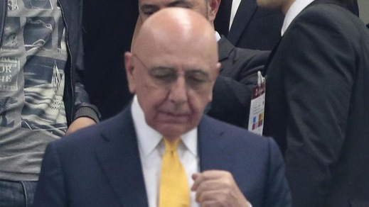 Milan, fischi e contestazione: Galliani via dalla tribuna