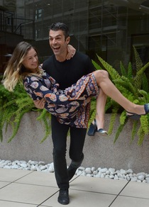 Felberbaum e Argentero, Poli opposti sul campo e al cinema