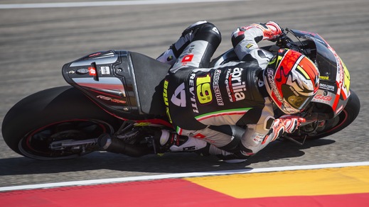 MotoGp Aprilia, Bautista: «Avanti con trend positivo»