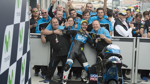 Moto3, Fenati: «Felice, ripagato lavoro del team!»