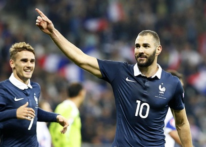 Francia-Armenia, doppietta e infortunio per Benzema