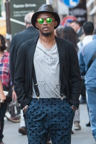 Eto'o e la moglie, che look a Milano!