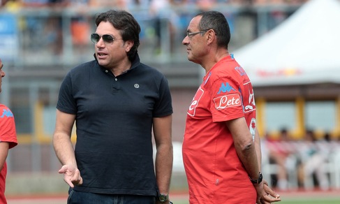 Napoli, Giuntoli: «Fiorentina? E' presto per parlare di sfida scudetto»