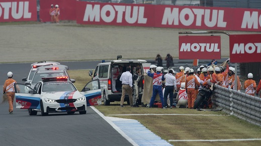 MotoGp, Giappone: per De Angelis contusione polmonare