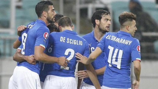 Azerbaigian-Italia 1-3: Eder, El Shaarawy e Darmian portano gli azzurri a Euro 2016