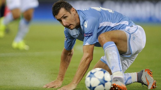 Lazio, i convocati: Klose e Matri ok