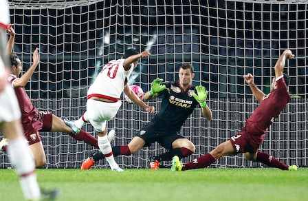 Bacca-Baselli, Torino-Milan finisce 1-1