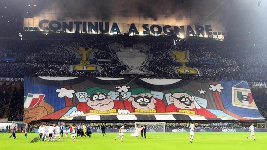 Banda Bassotti a San Siro, la Nord sfotte la Juve