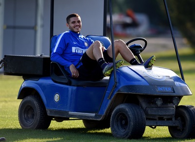 Inter, allenamento "a 4 ruote"